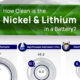 How clean is the lithium and nickel in battery